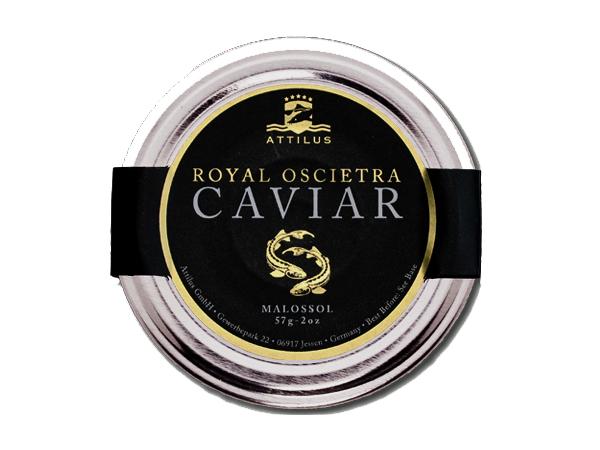 Royal Oscietra Caviar in a glass jar